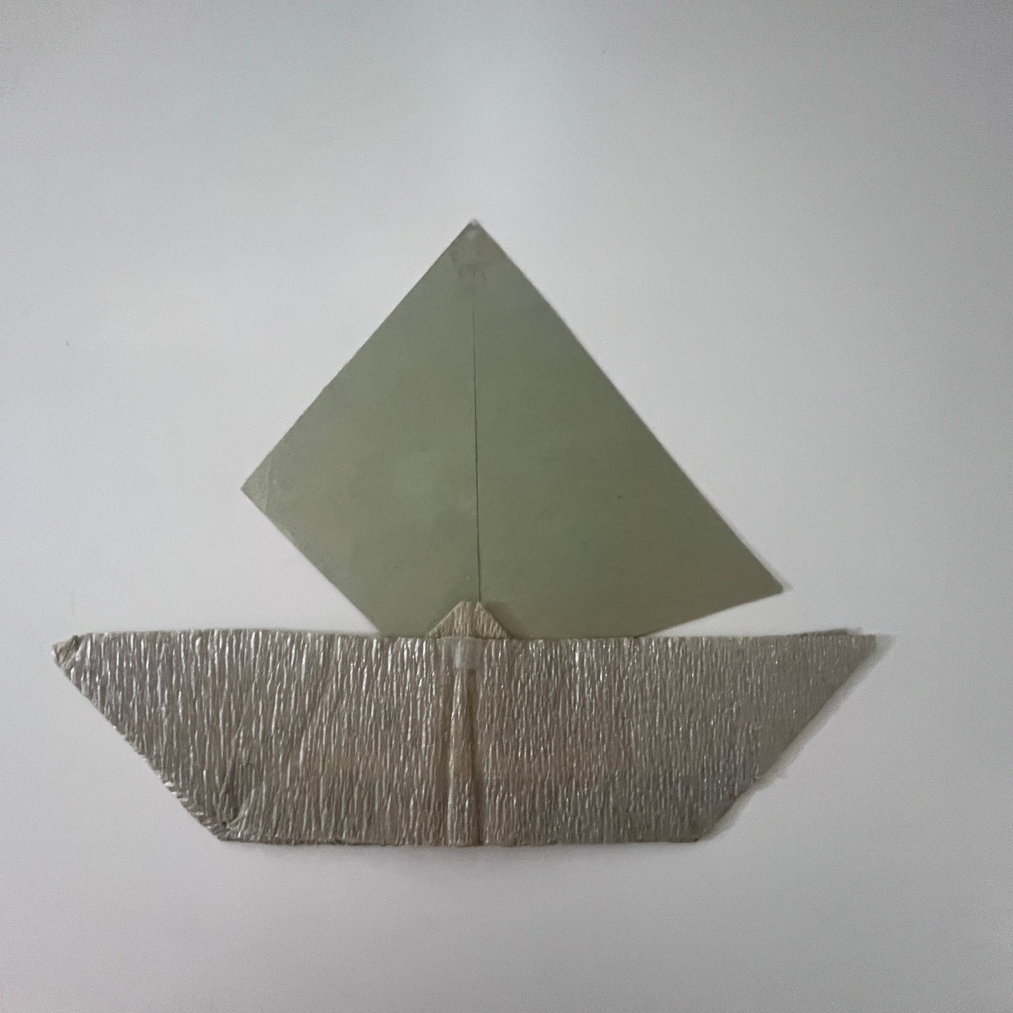 c1930 Dinner Menu on Paper Sailboat Mrs. Lennen, Mrs. Stevenson K23