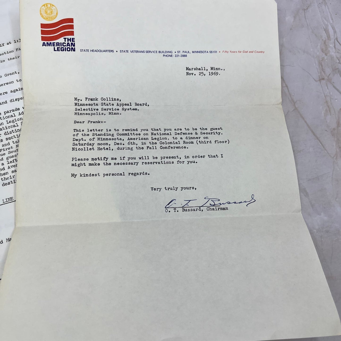 1969 American Legion 50th Anniversary Parade Minneapolis MN Ephemera TI9-P2