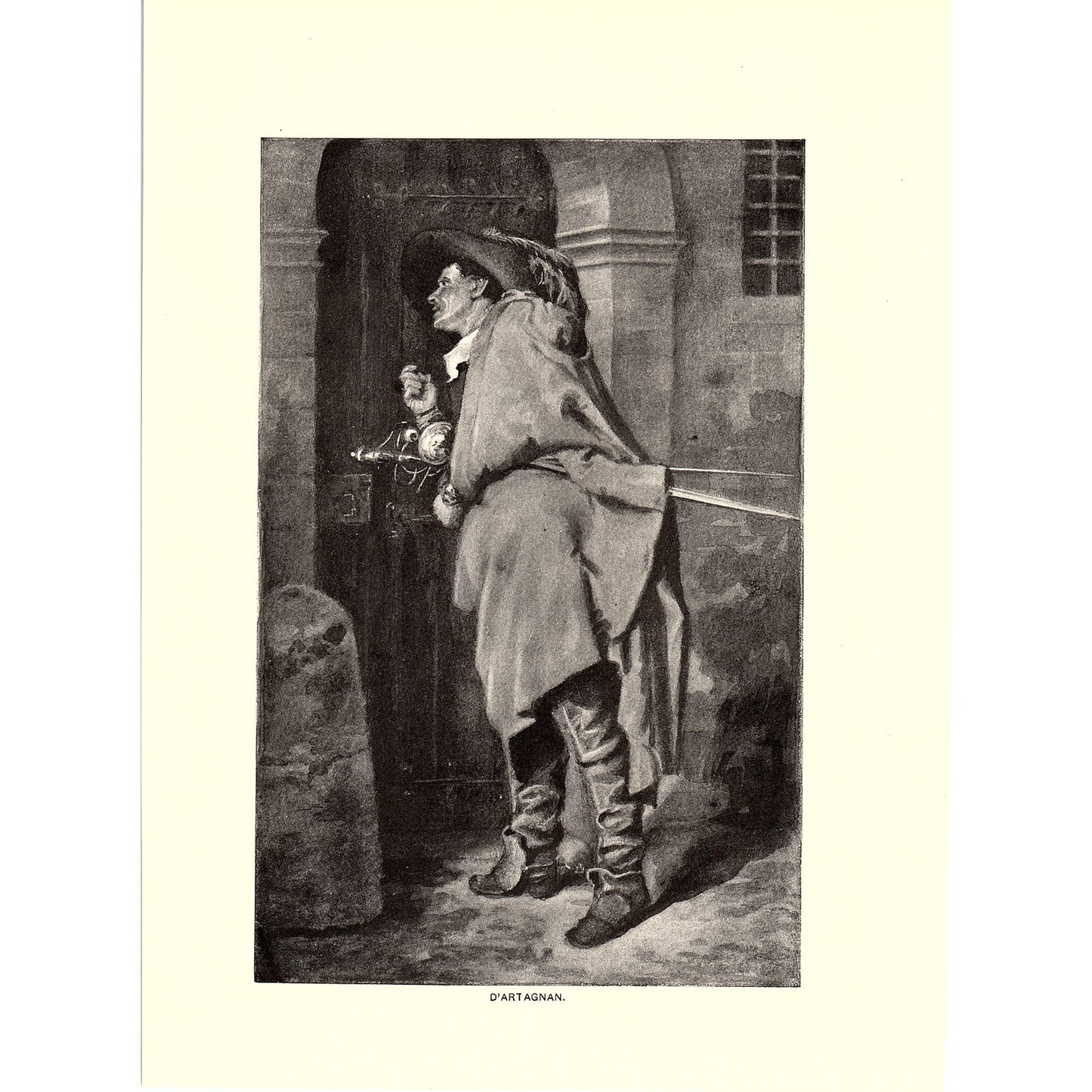 D'Artagnan - The Three Musketeers Lithograph Art Print 9x11 V6