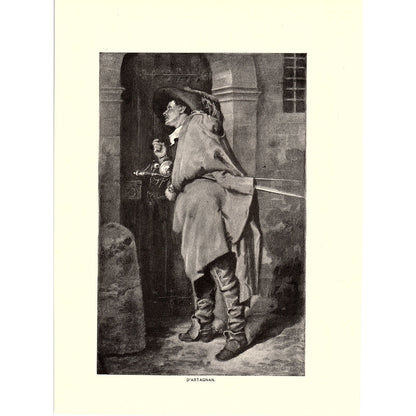 D'Artagnan - The Three Musketeers Lithograph Art Print 9x11 V6
