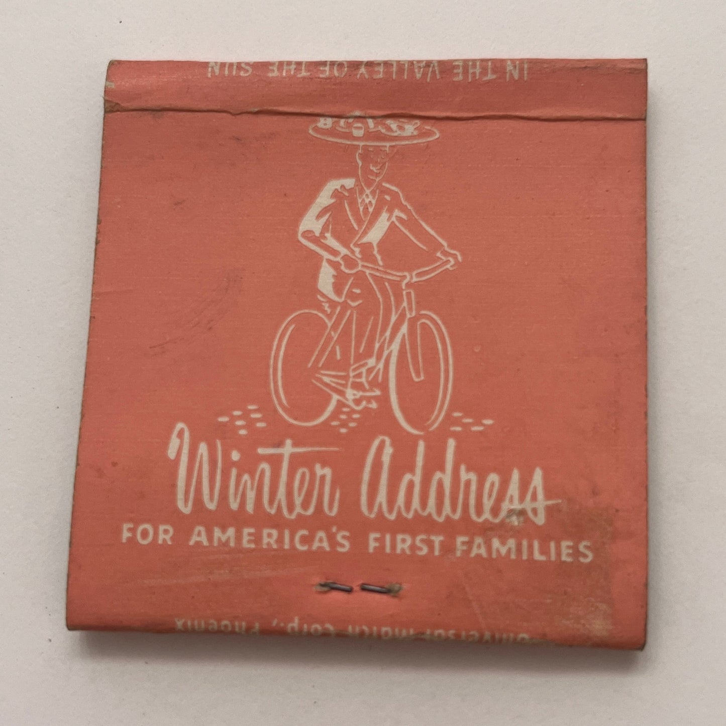 The San Marcos Hotel John H. Quarty Chandler AZ Vintage Matchbook Cover TB8-MB-6