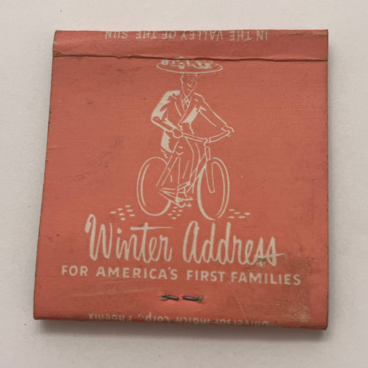 The San Marcos Hotel John H. Quarty Chandler AZ Vintage Matchbook Cover TB8-MB-6