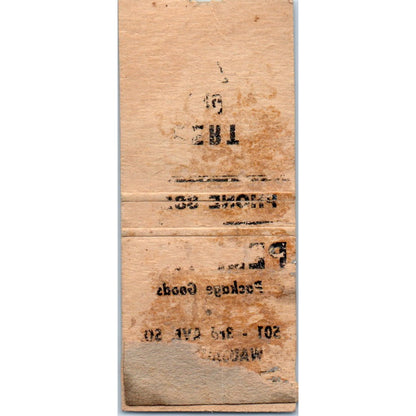 Badger Mutual Ins 65th Anniversary Milwaukee WI Vintage Matchbook Cover SD4-Y10
