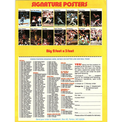 Signature Sports Posters Marketcom Fenton MO 8x11" 1983 Ad D26