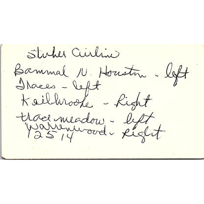 Paul Jordan Ins Broker Houston Vintage Business Card SD9-B6