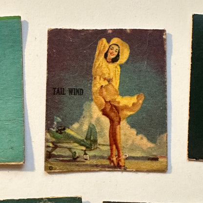 1940s Gil Elvgren Pinup Matchbook Cover Lot of 5 AK8-M1