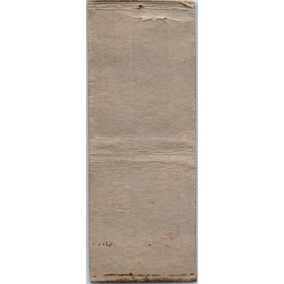 Riverside Bar Service Station & Cabins Prentice WI Vtg Matchbook Cover SD4-Y11