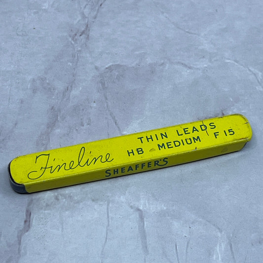 Vintage Sheaffer Fineline Thin Pencil Leads Tin HB (Medium) F15 SE2