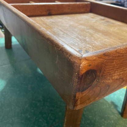 Vintage Handmade Primitive Wooden Solid Wood Cobblers Bench Coffee Table
