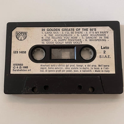 20 Golden Greats of the 60s Cassette Tape TB6-OT2