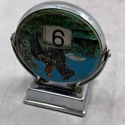 Vtg RCMP Tin Litho Desktop Perpetual Calendar Royal Canadian Mounted Police SB7