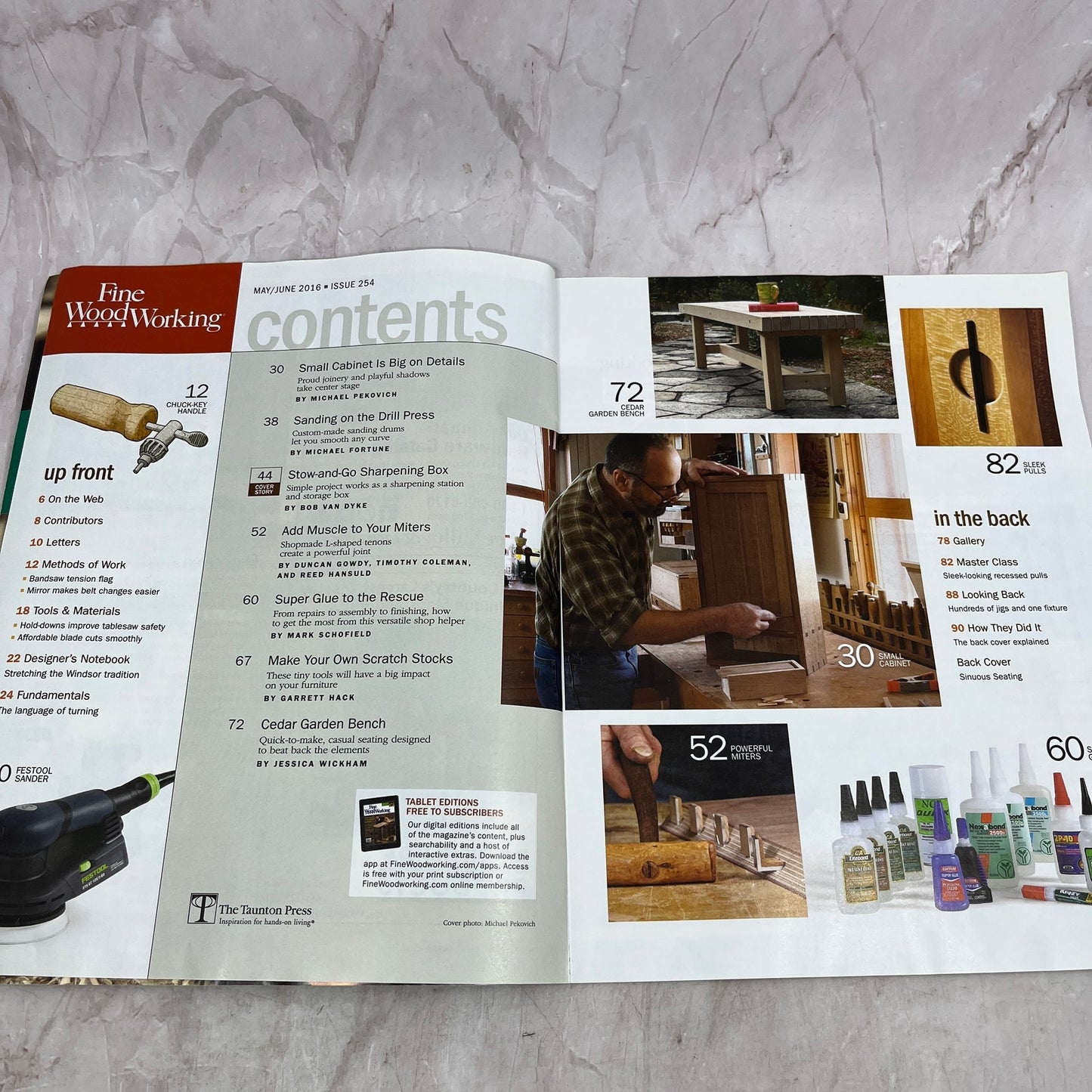 Sharpening Station - Jun 2016 No 254 - Taunton's Fine Woodworking Magazine M36