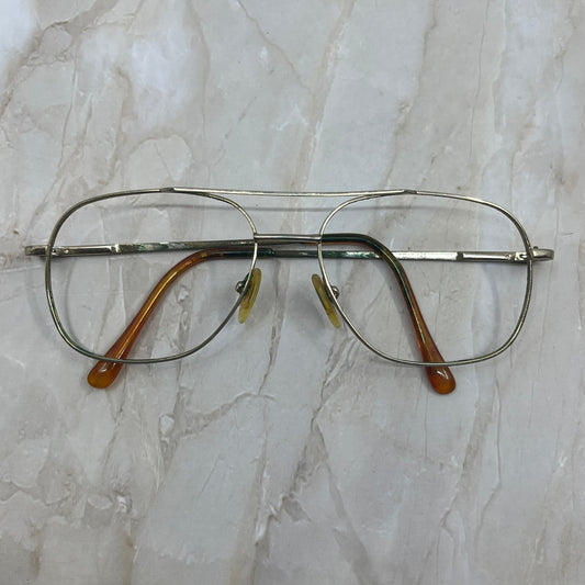 Retro Men’s Gold Tone Flex Aviator Sunglasses Eyeglasses Frames TD7-G3-1