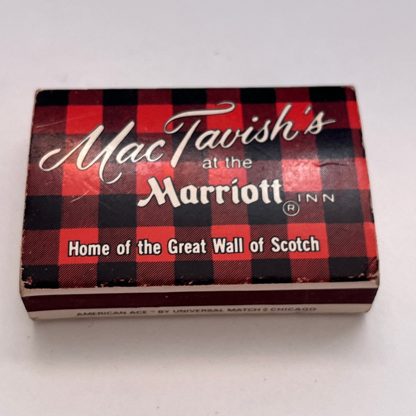 MacTavish's at the Marriott Fort Wayne Indiana Vintage Matchbox TB6-MB3