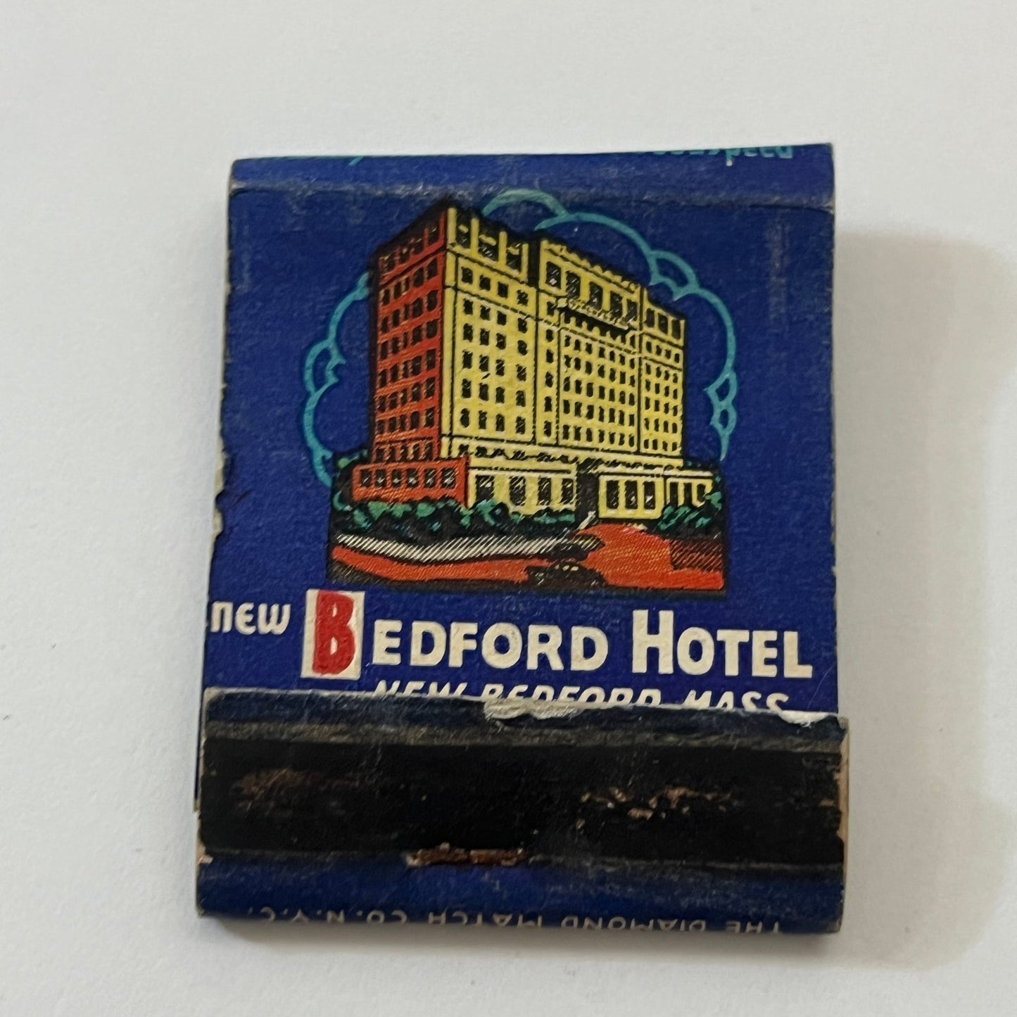 New Bedford Hotel Spouter Inn & Jolly Whaler Vintage Matchbook Cover TB6-MB1-2