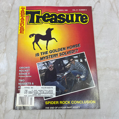 1990 March - Treasure Magazine - Treasure Hunting Prospecting Metal Detector M16