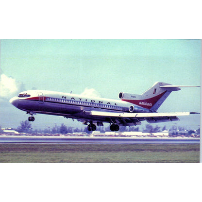 National Airlines Boeing 727 Vintage Postcard TG8-PC