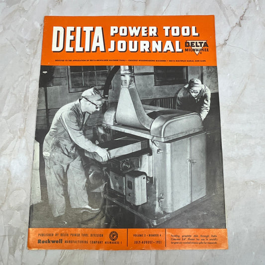 1951 Jul/Aug The Delta Power Tool Journal Newsletter Rockwell Woodworking TI9-P3