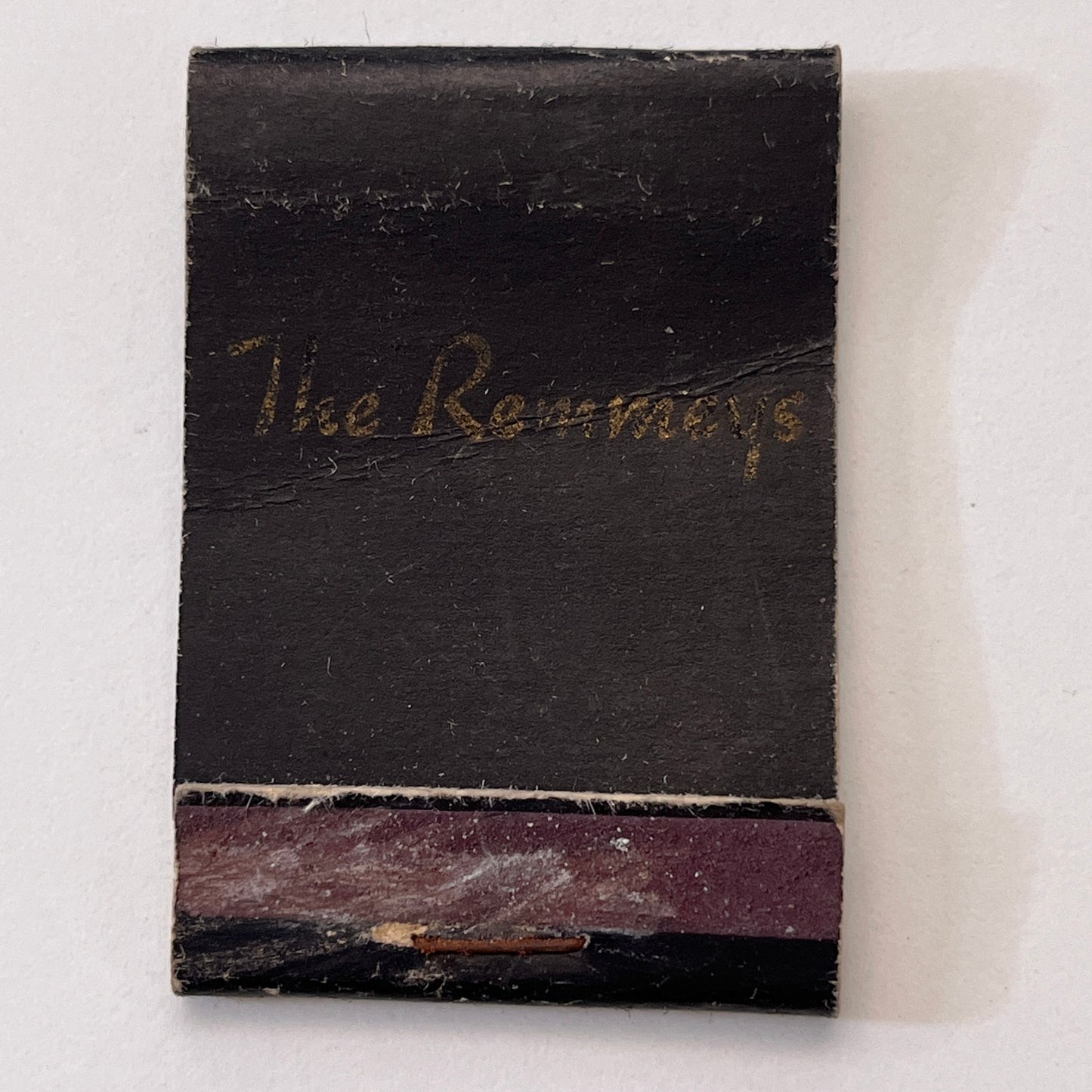 The Remmey's Monogrammed Vintage Matchbook Cover TB8-MB3-4