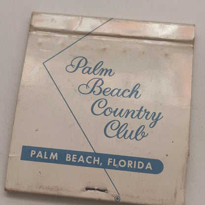 Palm Beach Country Club Florida Vintage Matchbook Cover TB8-MB2-7