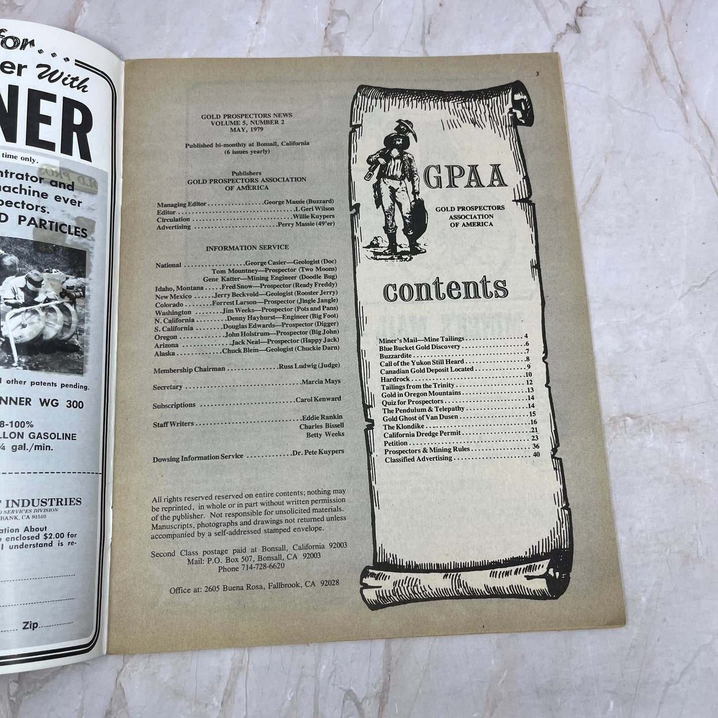 1979 May - Gold Prospecting News Magazine - Treasure Hunting Prospecting M11