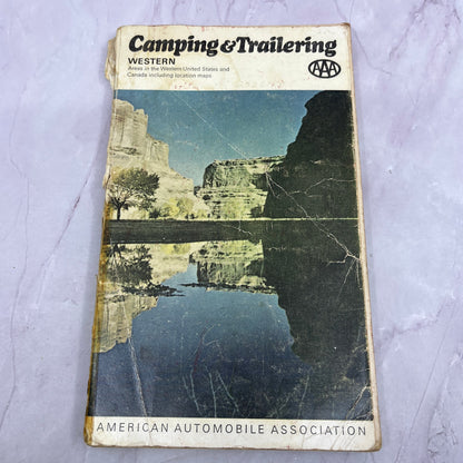1968-69 AAA Western Camping & Trailering Travel Guide Book TH2-BO1