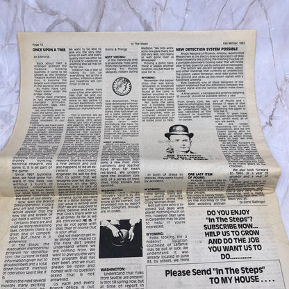 1983 Winter - In the Steps of the Treasure Hunter Newspaper - Indiantown FL M11