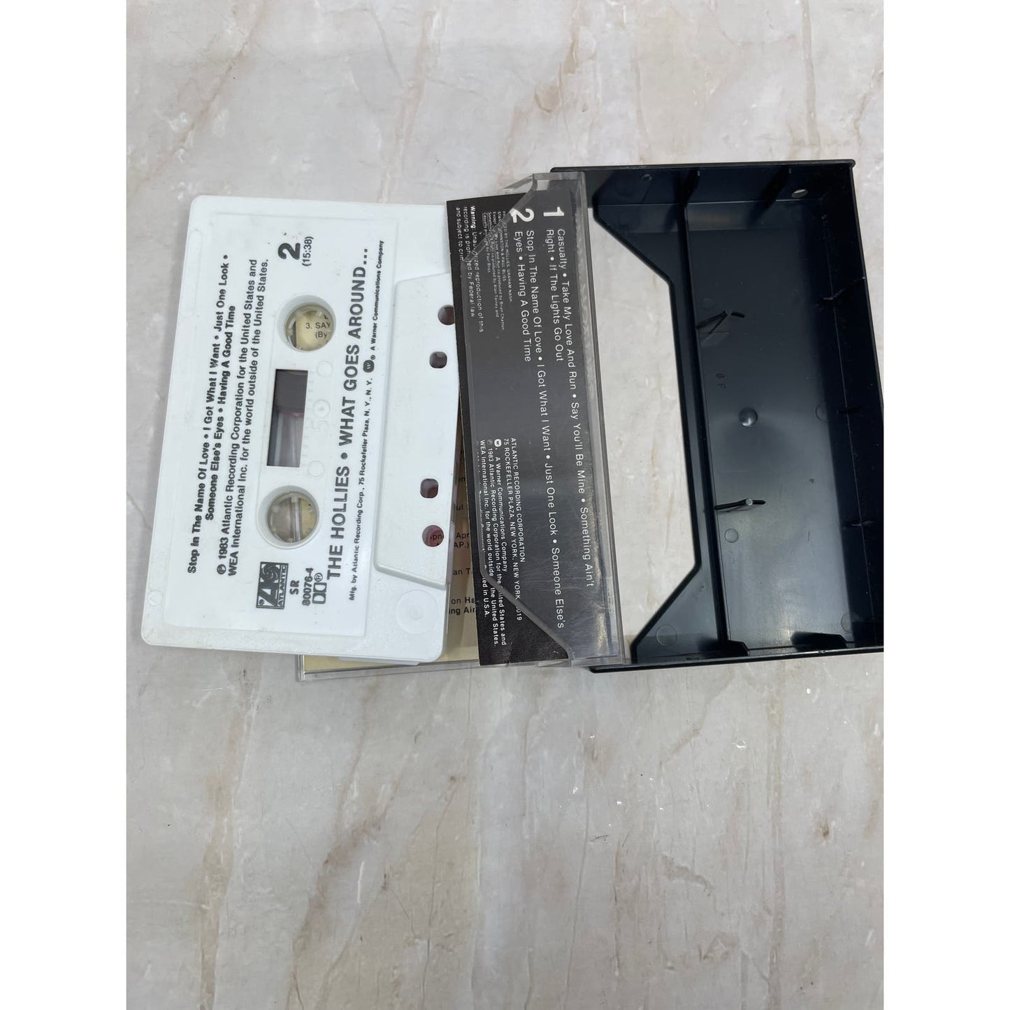 The Hollies What Goes Around… Cassette Tape Atlantic TI9-T1