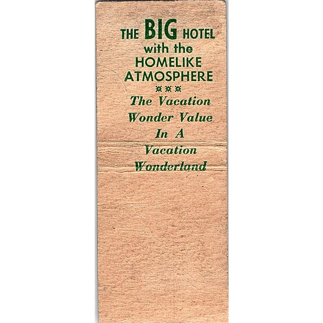 Harmony Country Club Lake Anawana Monticello NY Vintage Matchbook Cover SC7-Y1