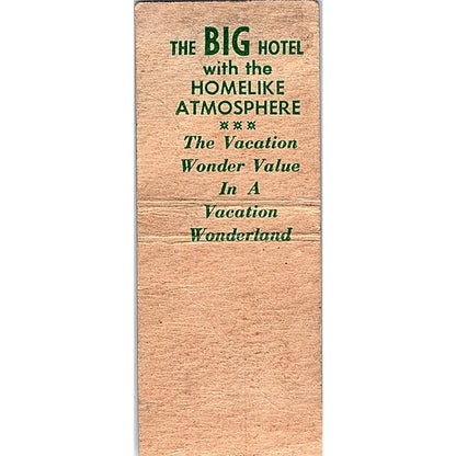 Harmony Country Club Lake Anawana Monticello NY Vintage Matchbook Cover SC7-Y1
