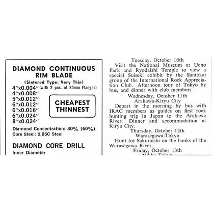 Dorothy Blake Compact Gem Polishers Los Angeles CA 1972 Ad AF8-M4