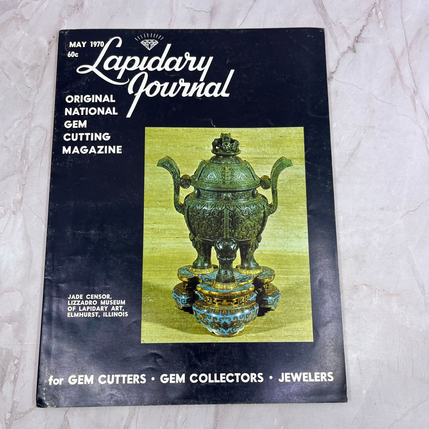 Jade Censor Lizzadro Museum - Lapidary Journal Magazine - May 1970 M25