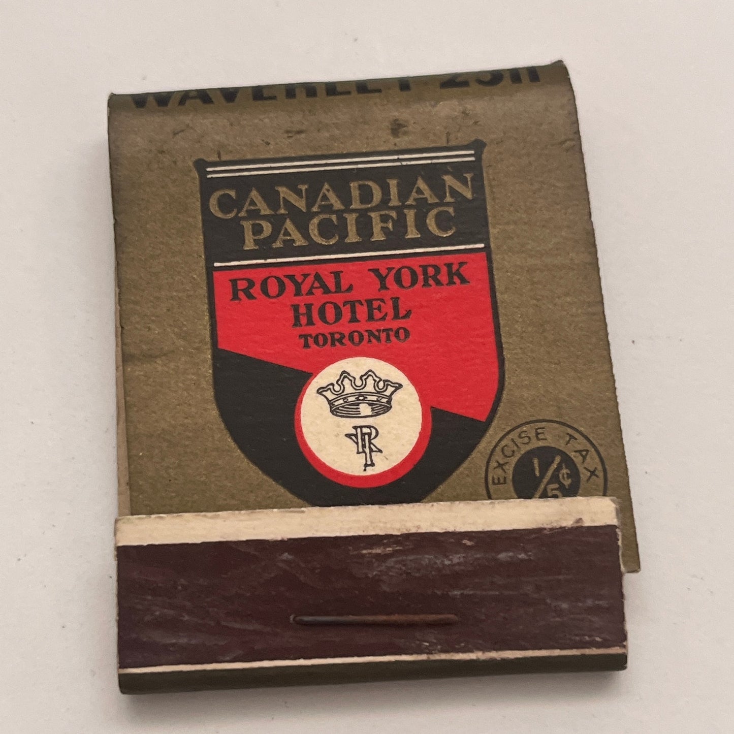 Canadian Pacific Royal York Hotel Toronto Vintage Matchbook Cover TB8-MB2-7