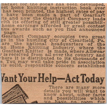 Davis Phonograph Free Record Offer Chicago 1923 Magazine Ad Clip AE1-5