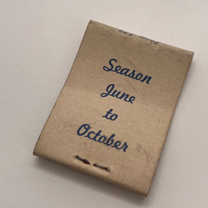 The Moorings Southwest Harbor Manset Maine Vintage Matchbook Cover TB8-MB-6