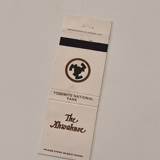 The Ahwahnee Yosemite National Park Vintage Matchbook Cover TB6-MB2-2