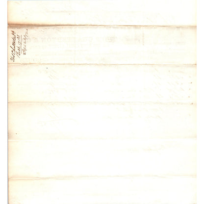 1872 Tho's Chatterton & Co Clothing Canal St. NY Receipt Letterhead D24