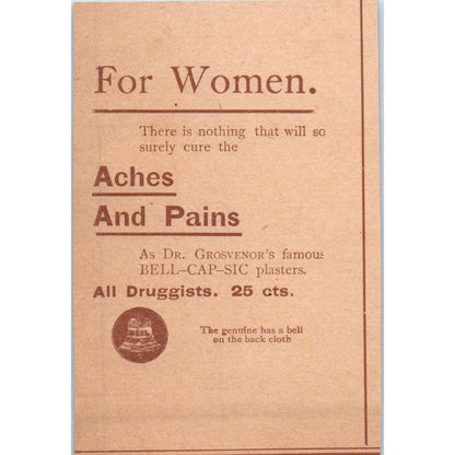 Ferris' Good Sense Corset Waists NY c1890 Victorian Ad AE8-CH7