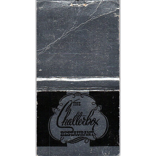 The Chatterbox Restaurant St. Petersburg FL Vintage Matchbook Cover SC7-Y3