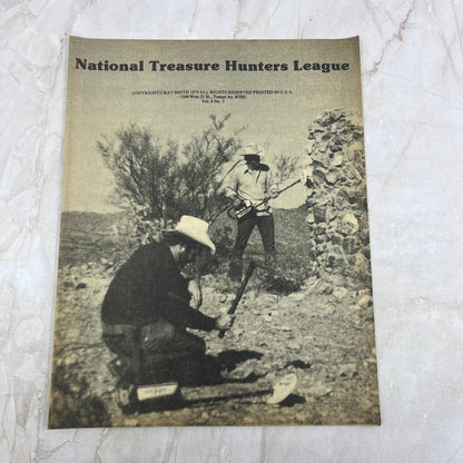 1979 National Treasure Hunters League Treasure Hunting Magazine Tempe AZ M20