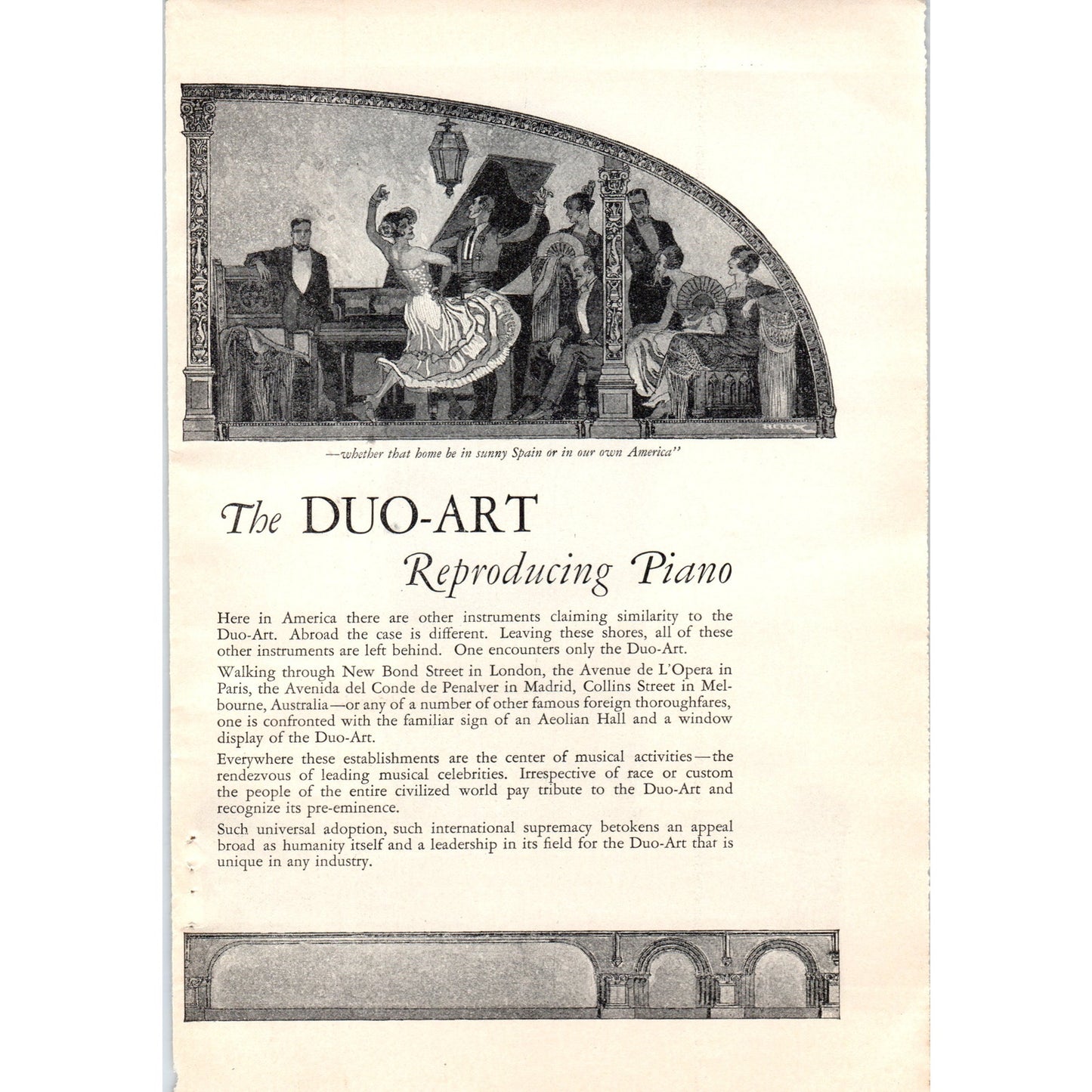 The Aeolian Company Duo Art Reproducing Piano 1924 Magazine Ad AF2-A1