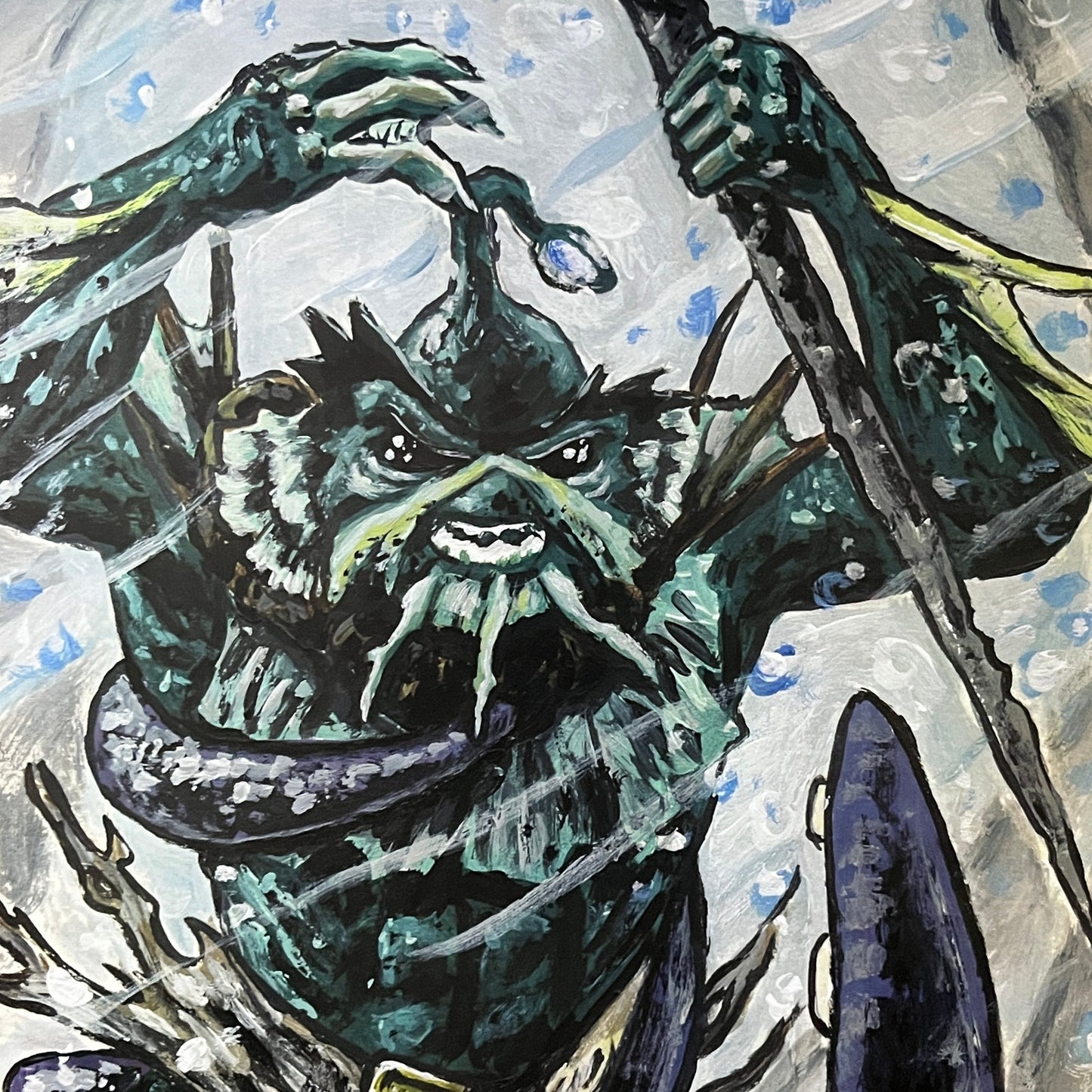 Creature From the Black Lagoon - Ted Dastick Jr Art Poster 11x17 V7