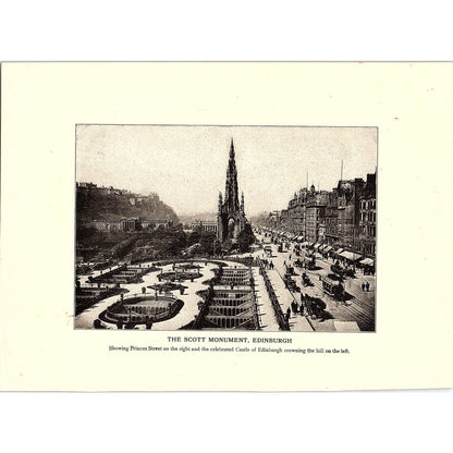 In Sir Walter Scott's Country Abbotsford Photo Vintage Art Print 6.5x9 V12