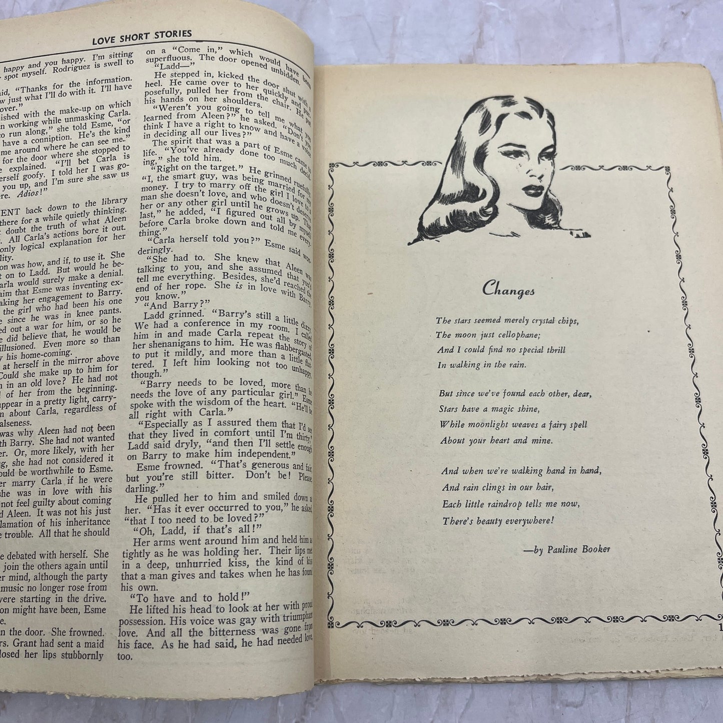 Love Short Stories Jan 1947 Romance Pulp Follow Your Heart Shelby Grant L3-5