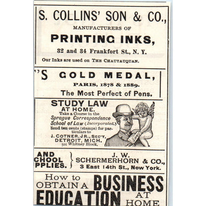 Is it not Better? Samuel Ward Company Paper Boston MA c1890 Victorian Ad AE8-CH6