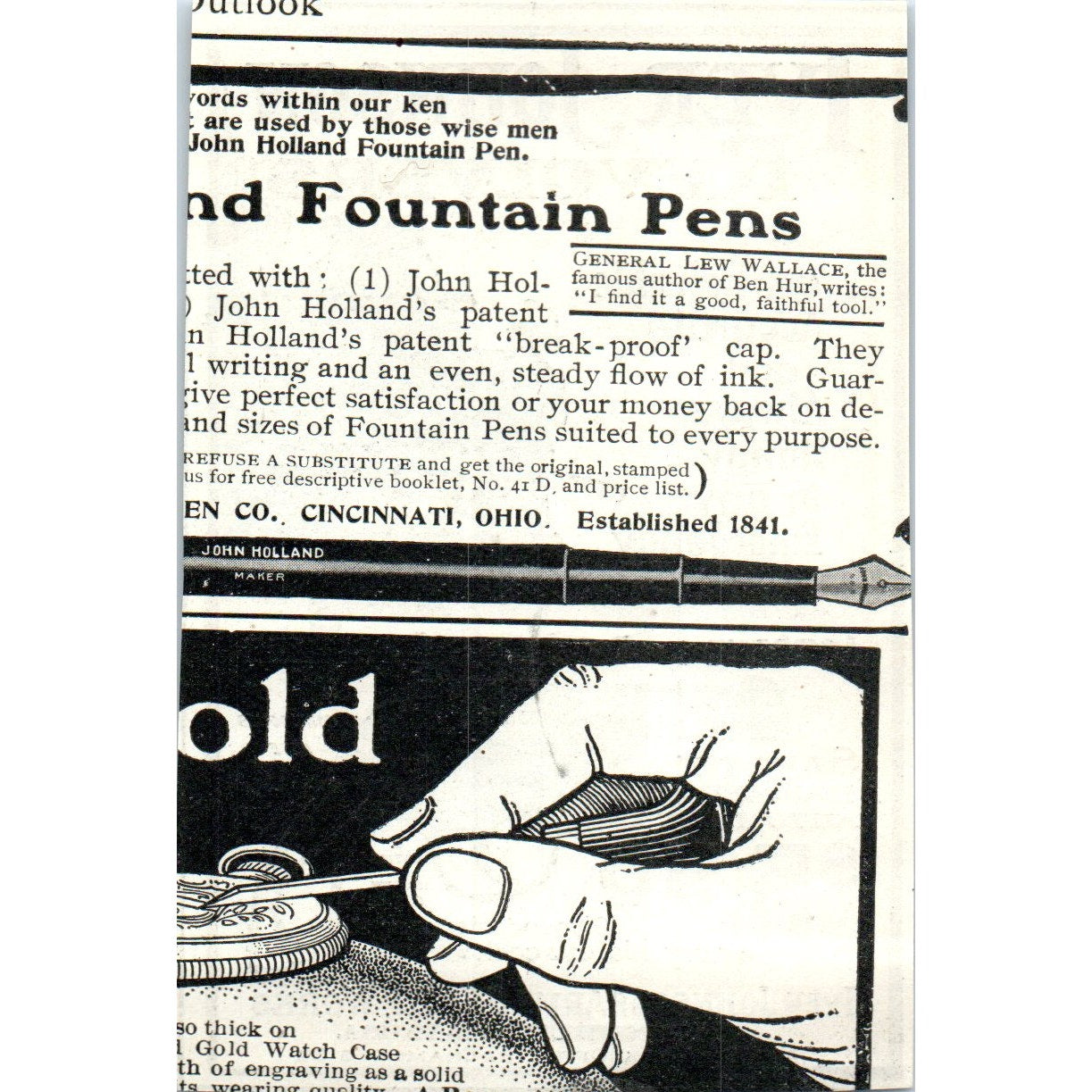 Iver Johnson Arms & Cycle Works Revolvers Fitchburg MA 1903 Magazine Ad AF2-O4