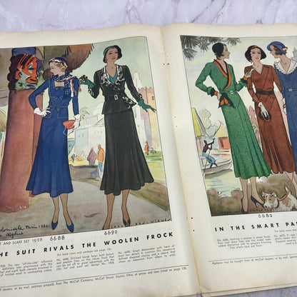 Just Back from Paris - Latest Women's Fashions Spread 6 Page 1931 Article V1-3