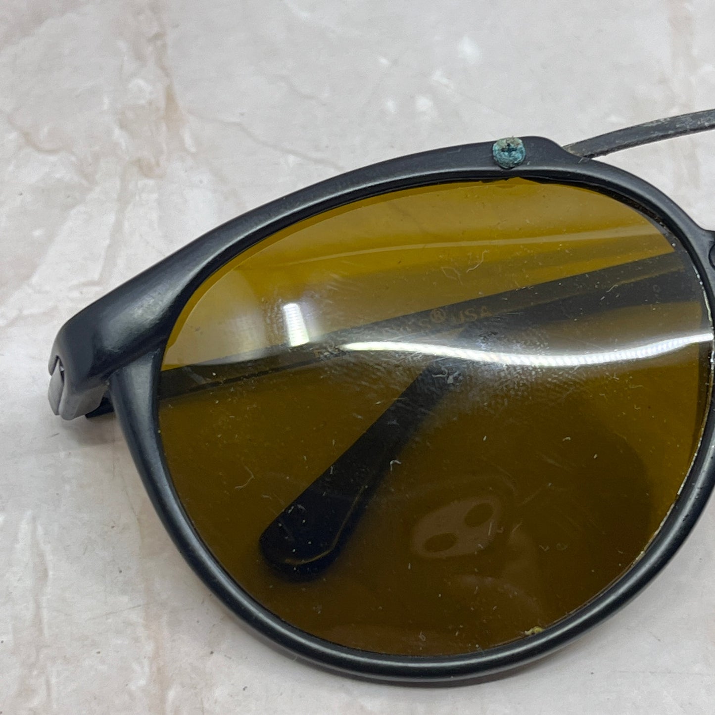 Vintage Eagle Eyes Aviator Sunglasses Amber Lenses Fishing Tactical TG7-G2-5