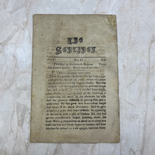 1800s The Sentinel Tract Richards & Magoun Sentinel Printing Cambridgeport TI8S5