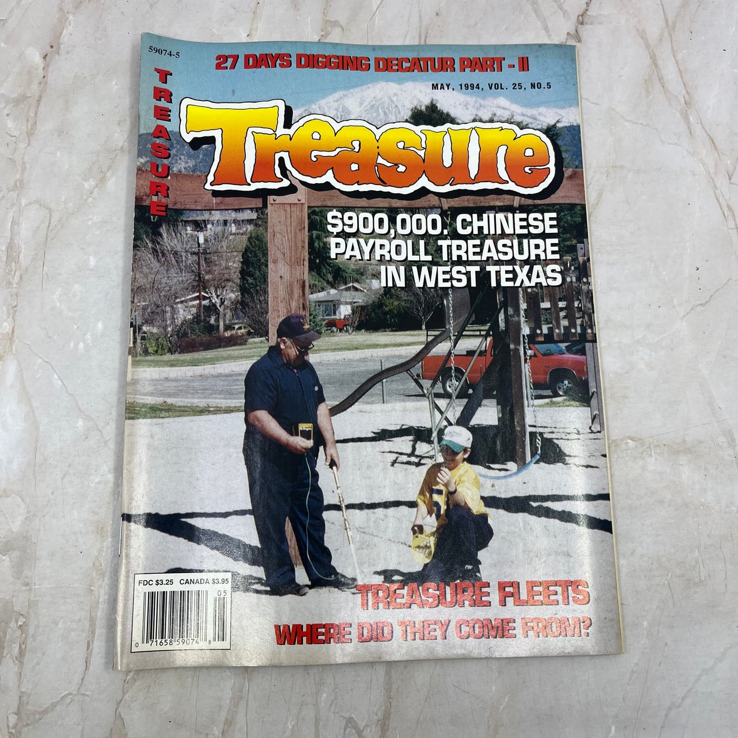 1994 May - Treasure Magazine - Treasure Hunting Prospecting Metal Detector M16